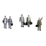 Maxbell 24 Seated+24 Standing Painted People Figures Model Trains Passanger 1:87 HO