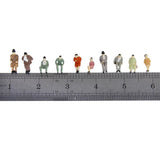 Maxbell 24 Model SEATED People Passanger Figure + 5 Bench Train Railroad Layout HO Scale