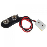 Maxbell 15xDollhouse Miniature 9V Battery Connector w/ Wire and Single Receptacle LA005