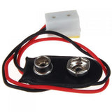 Maxbell 15xDollhouse Miniature 9V Battery Connector w/ Wire and Single Receptacle LA005