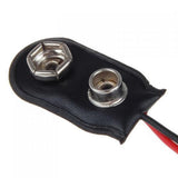 Maxbell 15xDollhouse Miniature 9V Battery Connector w/ Wire and Single Receptacle LA005