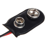 Maxbell 15xDollhouse Miniature 9V Battery Connector w/ Wire and Single Receptacle LA005