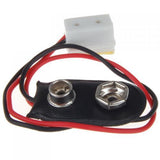 Maxbell 15xDollhouse Miniature 9V Battery Connector w/ Wire and Single Receptacle LA005
