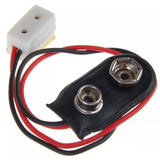Maxbell 15xDollhouse Miniature 9V Battery Connector w/ Wire and Single Receptacle LA005