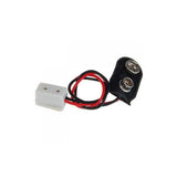 Maxbell 15xDollhouse Miniature 9V Battery Connector w/ Wire and Single Receptacle LA005