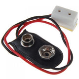 Maxbell 15xDollhouse Miniature 9V Battery Connector w/ Wire and Single Receptacle LA005