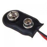 Maxbell 15xDollhouse Miniature 9V Battery Connector w/ Wire and Single Receptacle LA005