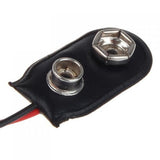 Maxbell 15xDollhouse Miniature 9V Battery Connector w/ Wire and Single Receptacle LA005