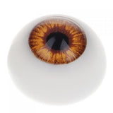 Maxbell 16Pcs Half Round Hollow Acrylic Fake Eyes Eyeballs Doll making Repair 5mm/16mm