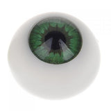 Maxbell 16Pcs Half Round Hollow Acrylic Fake Eyes Eyeballs Doll making Repair 5mm/16mm