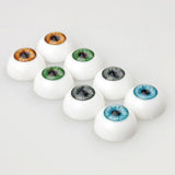 Maxbell 16Pcs Half Round Hollow Acrylic Fake Eyes Eyeballs Doll making Repair 5mm/16mm