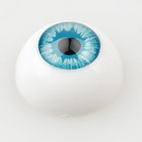 Maxbell 16Pcs Half Round Hollow Acrylic Fake Eyes Eyeballs Doll making Repair 5mm/16mm
