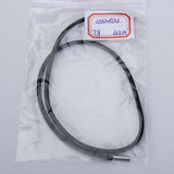 Maxbell 8x 3mm Rubber Cord Necklace Choker Chains With Stainless Steel Closure - 8 Sizes