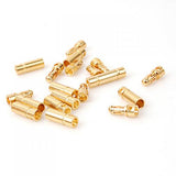Maxbell 20 Pairs 3.5mm Gold-plated Banana Plug Motor Electronic Connector