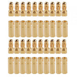 Maxbell 60 Pairs 2mm/3.5mm/4mm Gold-plated Bullet Banana Plug RC Battery Connector