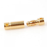 Maxbell 60 Pairs 2mm/3.5mm/4mm Gold-plated Bullet Banana Plug RC Battery Connector