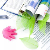Maxbell 100x Catbrier Skeleton Green Leaves Wedding Favor Scrapbook Card DIY Green +Pink