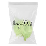 Maxbell 6x50Pcs Natural Catbrier Skeleton Leaf Leaves Card Scrapbook - Green