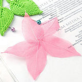 Maxbell 100 Mix Skeleton Leaves Wedding Favor Card Decoration Scrapbooking DIY 15-21cm