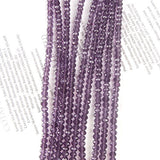 Maxbell 3x 100pcs Violet Crystal Glass Faceted loose Beads 4x6mm