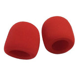 Maxbell 6x2PCS Microphone Foam Cover - Red