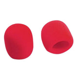 Maxbell 6x2PCS Microphone Foam Cover - Red