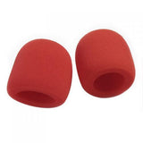 Maxbell Red + Blue Microphone Audio Mic Windscreen Wind Shield Sponge Foam Cover Decor
