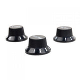 Maxbell 2sets Speed Volume Tone Control knobs For Fender   Guitar White+Black