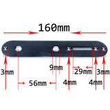 Maxbell 2 Chrome & Gold Plated Control Plate for Fender Telecaster Tele Electric Guitar