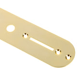 Maxbell 2 Chrome & Gold Plated Control Plate for Fender Telecaster Tele Electric Guitar