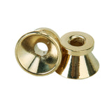 Maxbell 2 Pair (4PCs) Chromeplated & Golden Strap Lock for Acoustic Electric Guitar Bass