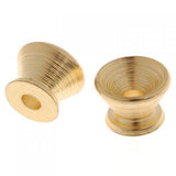 Maxbell 2 Pair (4PCs) Chromeplated & Golden Strap Lock for Acoustic Electric Guitar Bass