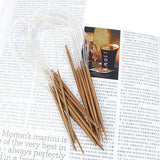 Maxbell 11 Sets 4.9" Bamboo Knitting DIY Double Pointed 2.0--5.0mm +11 Circular Needles