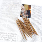 Maxbell 11 Sets 4.9" Bamboo Knitting DIY Double Pointed 2.0--5.0mm +11 Circular Needles