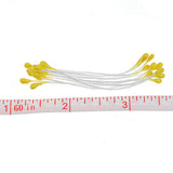 Maxbell 340pcs Yellow+ White Mini Bouquet Artificial Flower Stamen Millinery Sugarcraft