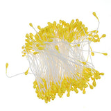 Maxbell 340pcs Yellow+ White Mini Bouquet Artificial Flower Stamen Millinery Sugarcraft
