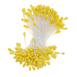 Maxbell 340pcs Yellow+ White Mini Bouquet Artificial Flower Stamen Millinery Sugarcraft