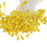 Maxbell 340pcs Yellow+ White Mini Bouquet Artificial Flower Stamen Millinery Sugarcraft