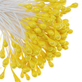 Maxbell 340pcs Yellow+ White Mini Bouquet Artificial Flower Stamen Millinery Sugarcraft