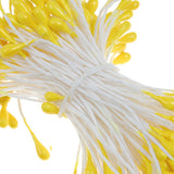 Maxbell 340pcs Yellow+ White Mini Bouquet Artificial Flower Stamen Millinery Sugarcraft