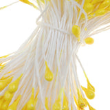 Maxbell 340pcs Yellow+ White Mini Bouquet Artificial Flower Stamen Millinery Sugarcraft