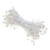 Maxbell 340pcs Yellow+ White Mini Bouquet Artificial Flower Stamen Millinery Sugarcraft
