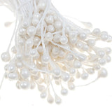 Maxbell 340pcs Yellow+ White Mini Bouquet Artificial Flower Stamen Millinery Sugarcraft