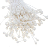 Maxbell 3x 170pc Beaded Pearl Floral Stamens SILK FLOWER HAT MAKE DIY Craft Favors