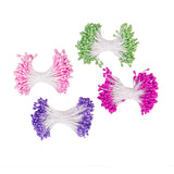 Maxbell 3x 170pcs Pearl Double Tip Floral Stamens DIY Cake Sugar Craft Wedding Decor