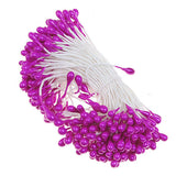 Maxbell 3x 170pcs Pearl Double Tip Floral Stamens DIY Cake Sugar Craft Wedding Decor