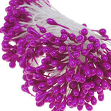 Maxbell 3x 170pcs Pearl Double Tip Floral Stamens DIY Cake Sugar Craft Wedding Decor