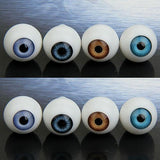 Maxbell 2 x 16Pcs 14mm 16mm Round Acrylic Doll Eyes Eyeballs for Porcelain Dolls Masks