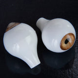 Maxbell 2 x 16Pcs 14mm 16mm Round Acrylic Doll Eyes Eyeballs for Porcelain Dolls Masks