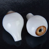 Maxbell 2 x 16Pcs 14mm 16mm Round Acrylic Doll Eyes Eyeballs for Porcelain Dolls Masks